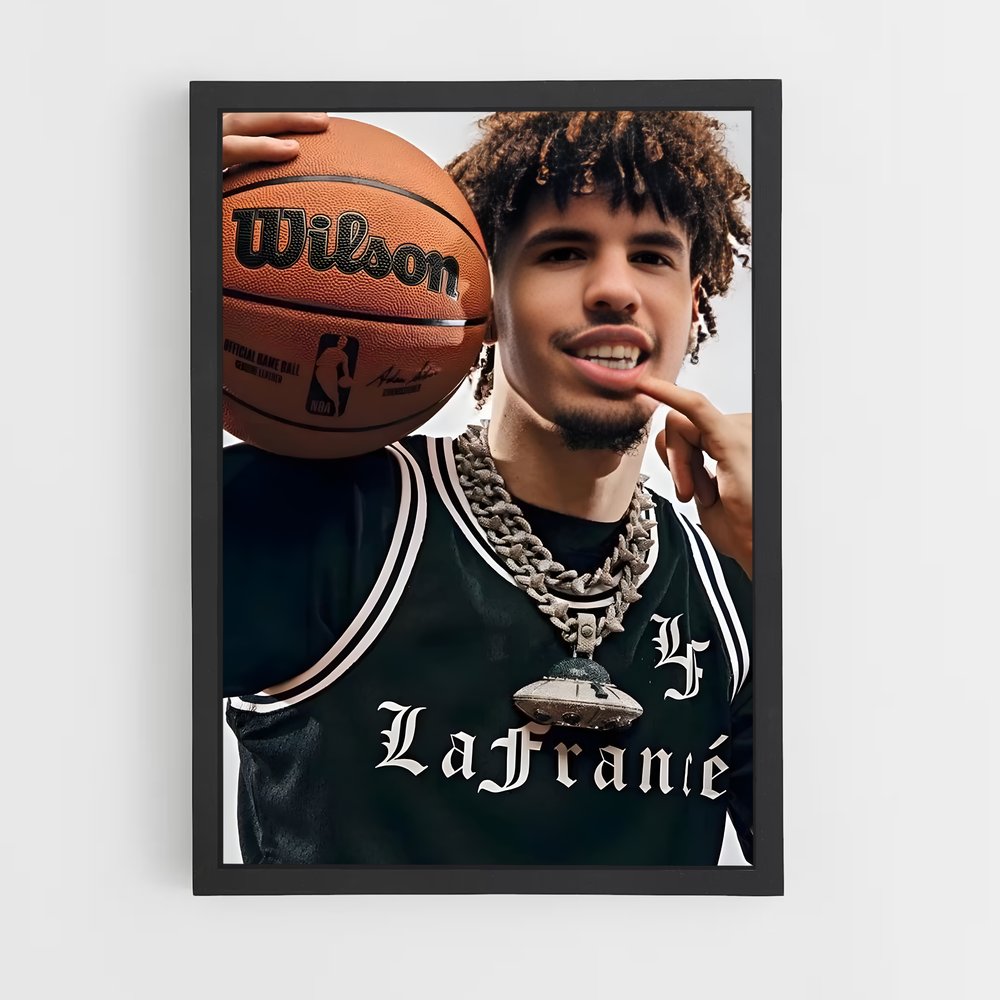Poster Ballin' avec Lamelo – affiche Basketball (vue 2)